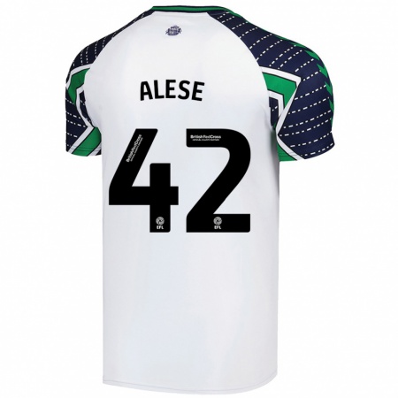 Kandiny Herren Aji Alese #42 Weiß Auswärtstrikot Trikot 2024/25 T-Shirt