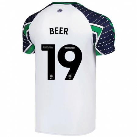 Kandiny Herren Megan Beer #19 Weiß Auswärtstrikot Trikot 2024/25 T-Shirt