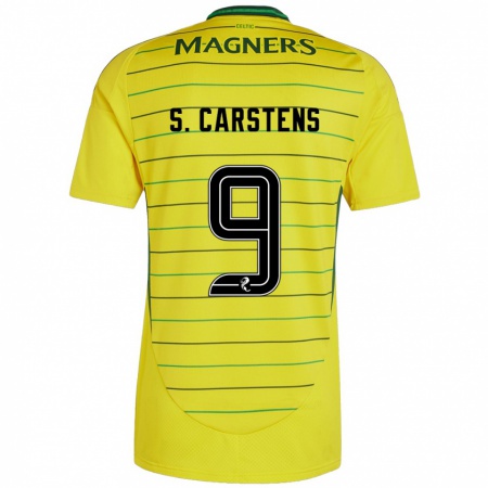 Kandiny Herren Signe Carstens #9 Gelb Auswärtstrikot Trikot 2024/25 T-Shirt