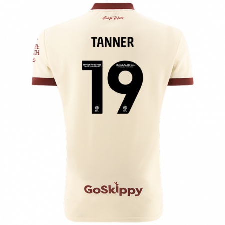 Kandiny Herren George Tanner #19 Cremeweiß Auswärtstrikot Trikot 2024/25 T-Shirt