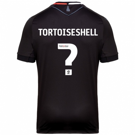 Kandiny Herren Jensen Tortoishell #0 Schwarz Auswärtstrikot Trikot 2024/25 T-Shirt