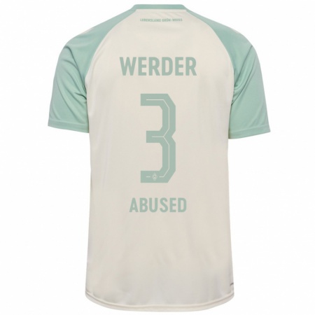 Kandiny Herren Dlges Abused #3 Cremeweiß Hellgrün Auswärtstrikot Trikot 2024/25 T-Shirt