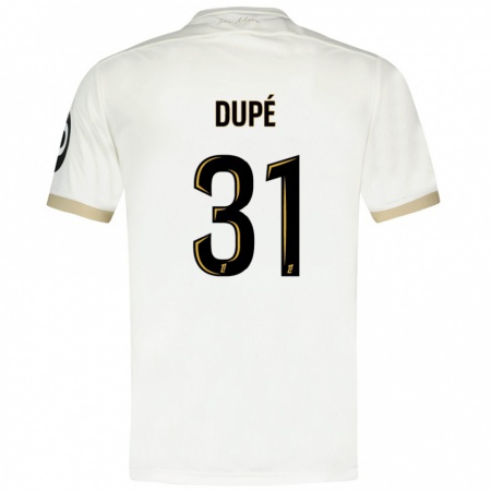 Kandiny Herren Maxime Dupé #31 Weißgold Auswärtstrikot Trikot 2024/25 T-Shirt