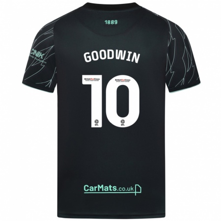 Kandiny Herren Isobel Goodwin #10 Schwarz Grün Auswärtstrikot Trikot 2024/25 T-Shirt