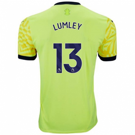 Kandiny Herren Joe Lumley #13 Gelb Auswärtstrikot Trikot 2024/25 T-Shirt