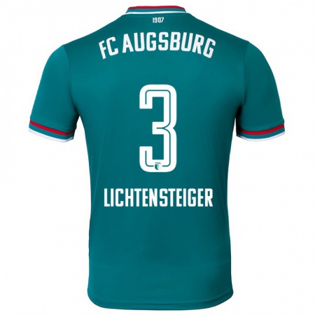 Kandiny Herren David Lichtensteiger #3 Dunkelgrün Auswärtstrikot Trikot 2024/25 T-Shirt