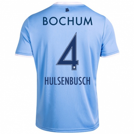 Kandiny Herren Daniel Hülsenbusch #4 Himmelblau Auswärtstrikot Trikot 2024/25 T-Shirt