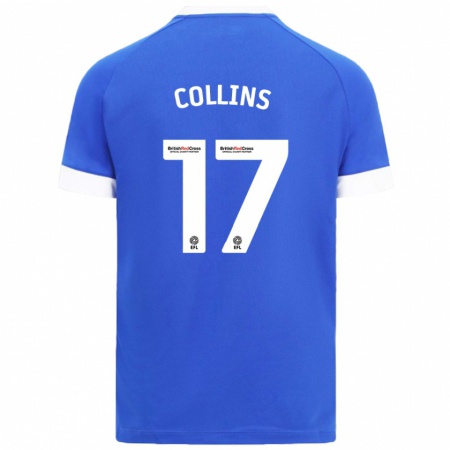 Kandiny Damen Jamilu Collins #17 Himmelblau Heimtrikot Trikot 2024/25 T-Shirt