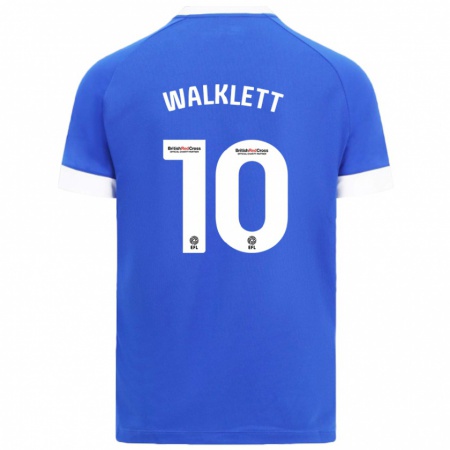 Kandiny Damen Kerry Walklett #10 Himmelblau Heimtrikot Trikot 2024/25 T-Shirt