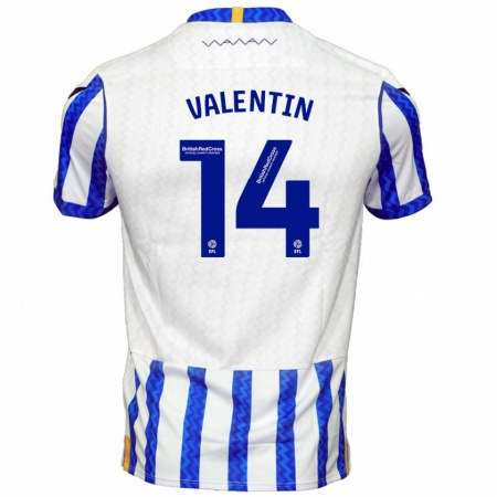 Kandiny Damen Pol Valentín #14 Blau Weiß Heimtrikot Trikot 2024/25 T-Shirt