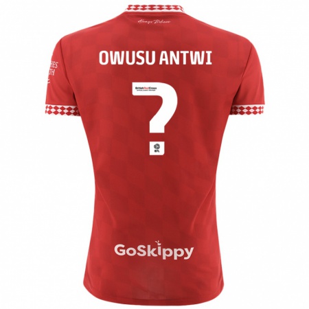 Kandiny Damen Filbert Owusu-Antwi #0 Rot Heimtrikot Trikot 2024/25 T-Shirt