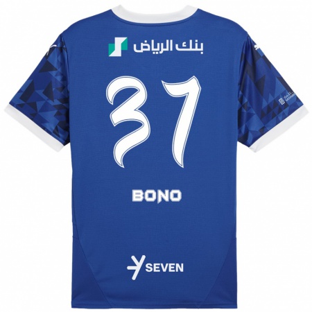 Kandiny Damen Bono #37 Dunkelblau Weiß Heimtrikot Trikot 2024/25 T-Shirt