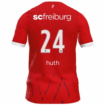 Kandiny Damen Jannik Huth #24 Rot Heimtrikot Trikot 2024/25 T-Shirt