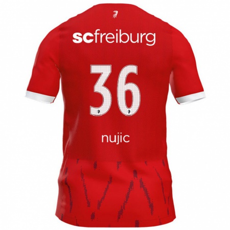 Kandiny Damen Luka Nujic #36 Rot Heimtrikot Trikot 2024/25 T-Shirt