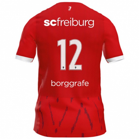 Kandiny Damen Rafaela Borggräfe #12 Rot Heimtrikot Trikot 2024/25 T-Shirt