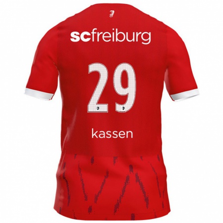 Kandiny Damen Julia Kassen #29 Rot Heimtrikot Trikot 2024/25 T-Shirt