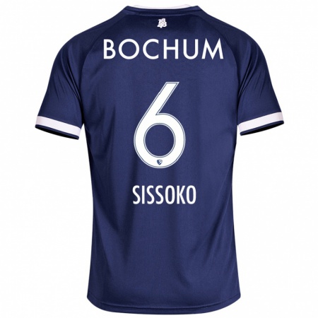 Kandiny Damen Ibrahima Sissoko #6 Dunkelblau Heimtrikot Trikot 2024/25 T-Shirt