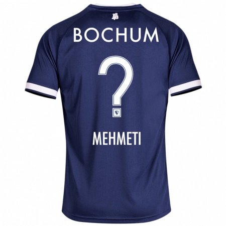 Kandiny Damen Enis Mehmeti #0 Dunkelblau Heimtrikot Trikot 2024/25 T-Shirt