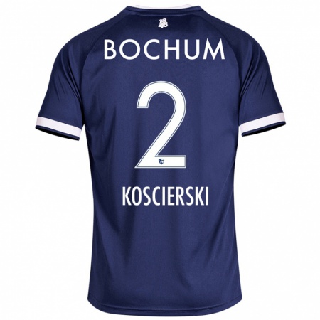 Kandiny Damen Kacper Koscierski #2 Dunkelblau Heimtrikot Trikot 2024/25 T-Shirt