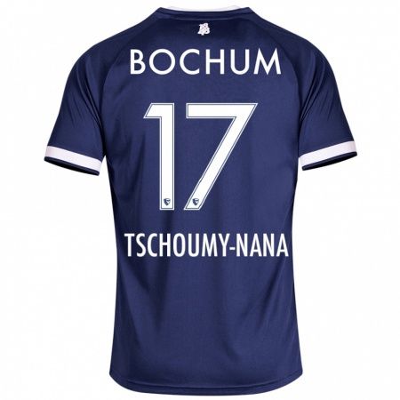 Kandiny Damen Daryl Tschoumy-Nana #17 Dunkelblau Heimtrikot Trikot 2024/25 T-Shirt