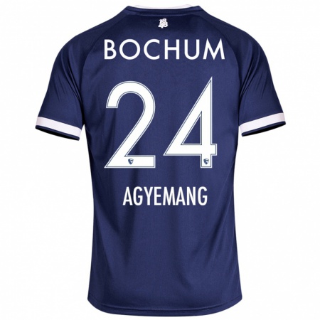 Kandiny Damen Donovan Agyemang #24 Dunkelblau Heimtrikot Trikot 2024/25 T-Shirt