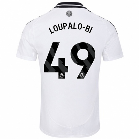 Kandiny Damen Aaron Loupalo-Bi #49 Weiß Heimtrikot Trikot 2024/25 T-Shirt