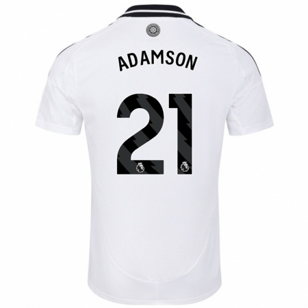 Kandiny Damen Sasha Adamson #21 Weiß Heimtrikot Trikot 2024/25 T-Shirt