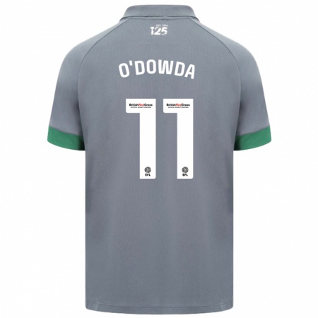 Kandiny Damen Callum O'dowda #11 Dunkelgrau Auswärtstrikot Trikot 2024/25 T-Shirt