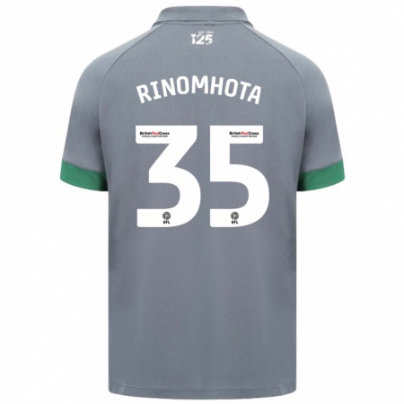 Kandiny Damen Andy Rinomhota #35 Dunkelgrau Auswärtstrikot Trikot 2024/25 T-Shirt