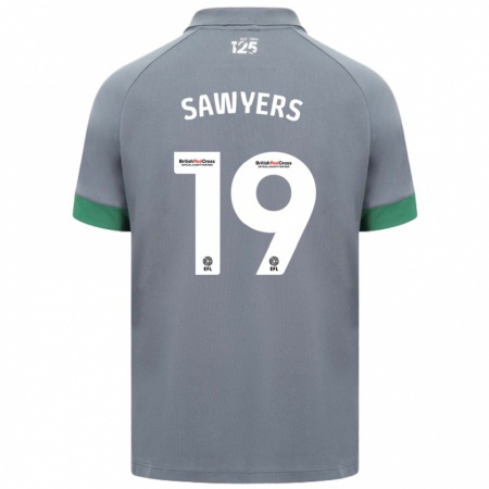 Kandiny Damen Romaine Sawyers #19 Dunkelgrau Auswärtstrikot Trikot 2024/25 T-Shirt