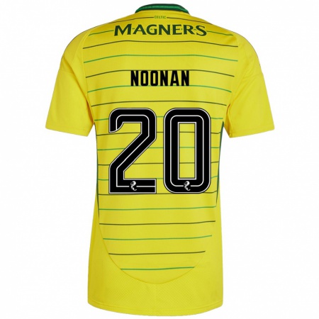 Kandiny Damen Saoirse Noonan #20 Gelb Auswärtstrikot Trikot 2024/25 T-Shirt