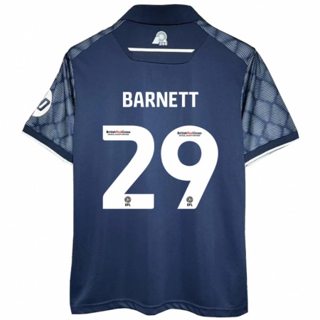 Kandiny Damen Ryan Barnett #29 Schwarz Auswärtstrikot Trikot 2024/25 T-Shirt