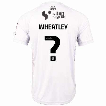 Kandiny Damen Kyrell Wheatley #0 Rot Weiß Auswärtstrikot Trikot 2024/25 T-Shirt