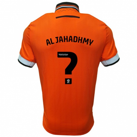 Kandiny Damen Murtadha Al-Jahadhmy #0 Orange Weiß Auswärtstrikot Trikot 2024/25 T-Shirt