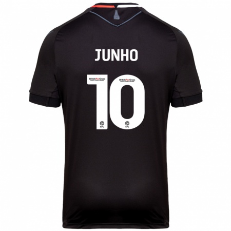 Kandiny Damen Jun-Ho Bae #10 Schwarz Auswärtstrikot Trikot 2024/25 T-Shirt