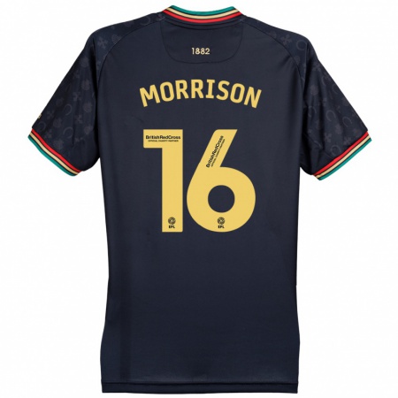 Kandiny Damen Liam Morrison #16 Dunkelmarineblau Auswärtstrikot Trikot 2024/25 T-Shirt