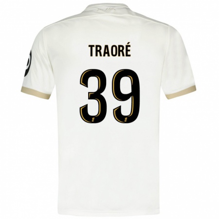 Kandiny Damen Daouda Traoré #39 Weißgold Auswärtstrikot Trikot 2024/25 T-Shirt