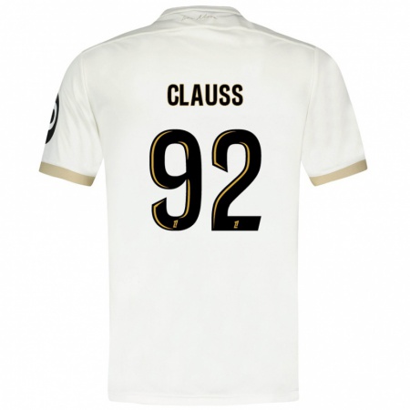 Kandiny Damen Jonathan Clauss #92 Weißgold Auswärtstrikot Trikot 2024/25 T-Shirt