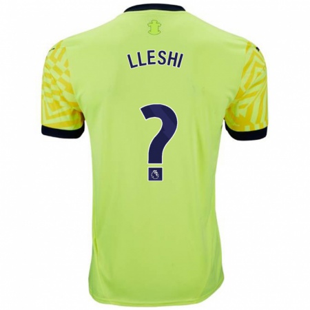 Kandiny Damen Henri Lleshi #0 Gelb Auswärtstrikot Trikot 2024/25 T-Shirt