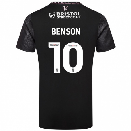 Kandiny Damen Benson Manuel #10 Schwarz Auswärtstrikot Trikot 2024/25 T-Shirt