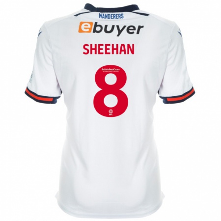 Kandiny Kinder Josh Sheehan #8 Weiß Heimtrikot Trikot 2024/25 T-Shirt