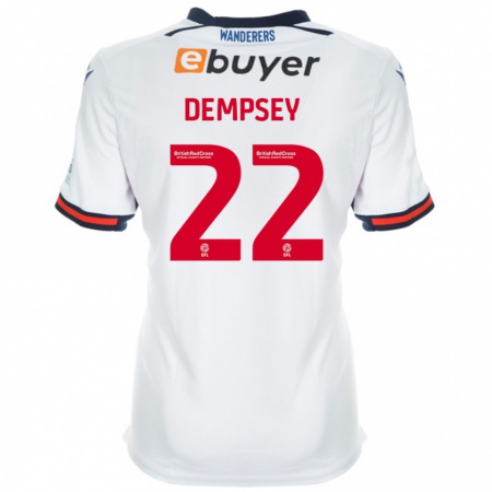 Kandiny Kinder Kyle Dempsey #22 Weiß Heimtrikot Trikot 2024/25 T-Shirt