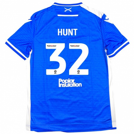 Kandiny Kinder Jack Hunt #32 Blau Weiß Heimtrikot Trikot 2024/25 T-Shirt