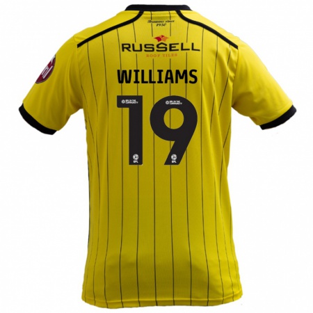 Kandiny Kinder Dylan Williams #19 Gelb Heimtrikot Trikot 2024/25 T-Shirt