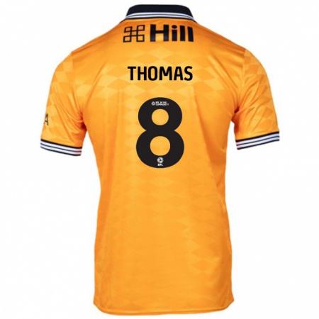 Kandiny Kinder George Thomas #8 Orange Heimtrikot Trikot 2024/25 T-Shirt