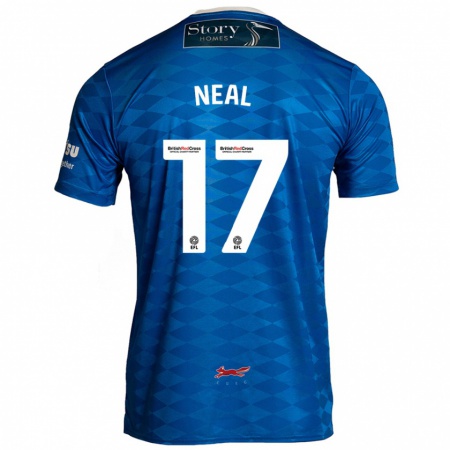 Kandiny Kinder Harrison Neal #17 Blau Heimtrikot Trikot 2024/25 T-Shirt