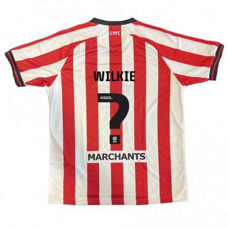 Kandiny Kinder Alex Wilkie #0 Rot Weiß Heimtrikot Trikot 2024/25 T-Shirt