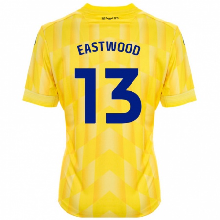 Kandiny Kinder Simon Eastwood #13 Gelb Heimtrikot Trikot 2024/25 T-Shirt