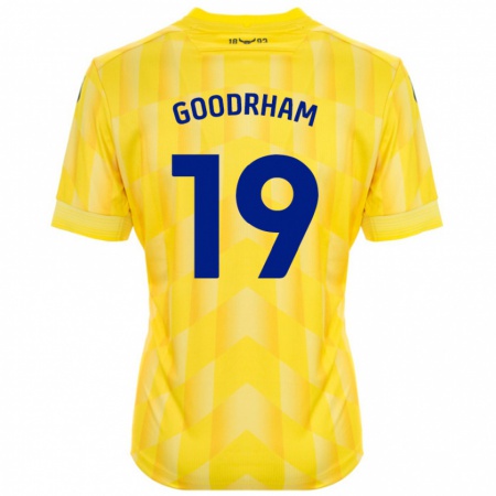 Kandiny Kinder Tyler Goodrham #19 Gelb Heimtrikot Trikot 2024/25 T-Shirt