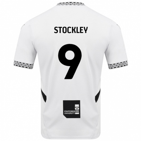 Kandiny Kinder Jayden Stockley #9 Weiß Heimtrikot Trikot 2024/25 T-Shirt